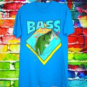 Vintage 80's Bass Fishing Tee
